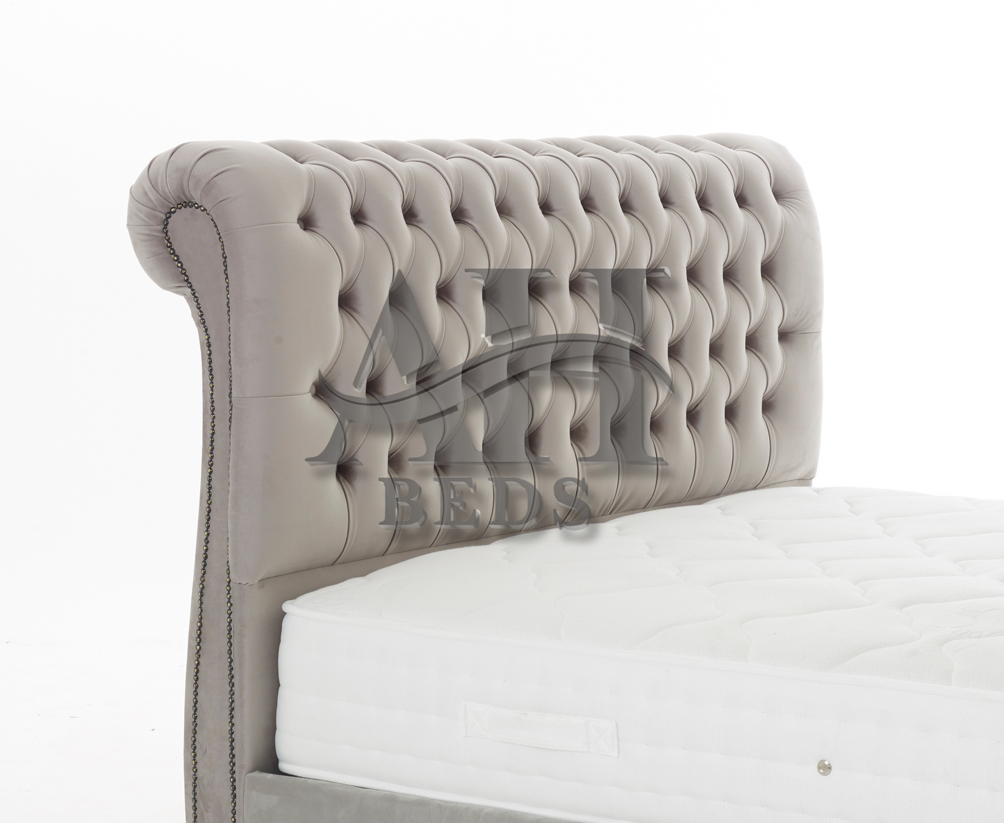 Kareli Sleigh Bed Luxury Bed