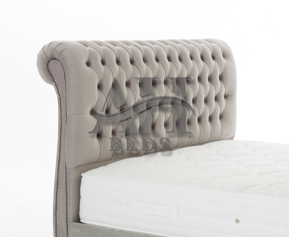 Kareli Sleigh Bed Luxury Bed